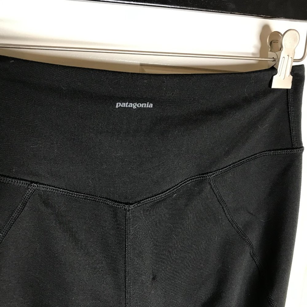 Patagonia Women's Leggings Pants Black ~ Size S - Picture 4 of 6